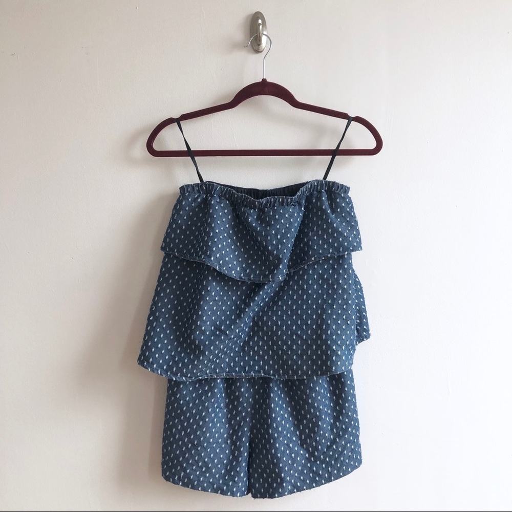 Club Monaco Leele Denim Romper